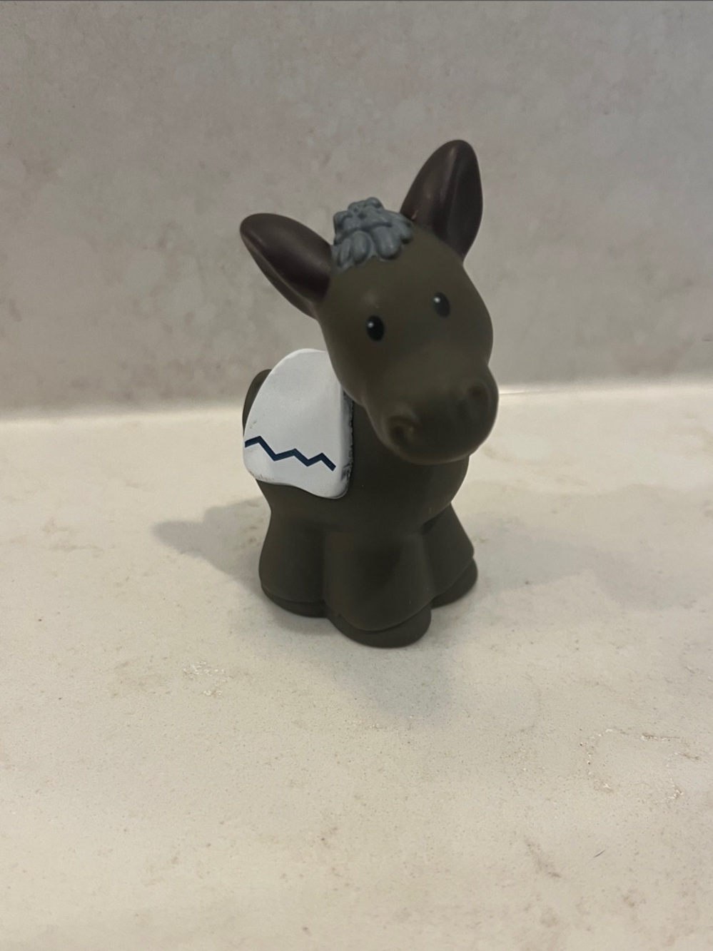 Little People Gray Donkey Nativity Manger Toy